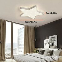 Sternenförmige LED-Deckenleuchte für Kinderzimmer, Deckenleuchte mit dimmbarer Fernbedienung von GOJOY