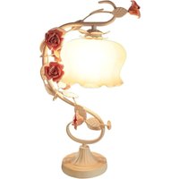 Tischlampe Nachttischlampe Modernes Design schöne Handgemachte Keramik Rose Form Tischleuchte mit LED Tischlampe Nachttischlampe Modernes Design schöne Handgemachte Keramik Rose Form Tischleuchte mit LED von GOJOY