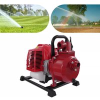 Wasserpumpe, 42,5CC Motorpumpe 2 Takt 2 PS Benzin Teichpumpe Gartenpumpe für die Bewässerung und Besprühen 1.25KW Seilzugstart von GOJOY
