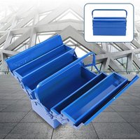 Werkzeugkasten Werkzeugkoffer 5 Fächer Metall Werkzeugkiste leer Werkstatt Werkzeugbox Toolbox Organizer von GOJOY