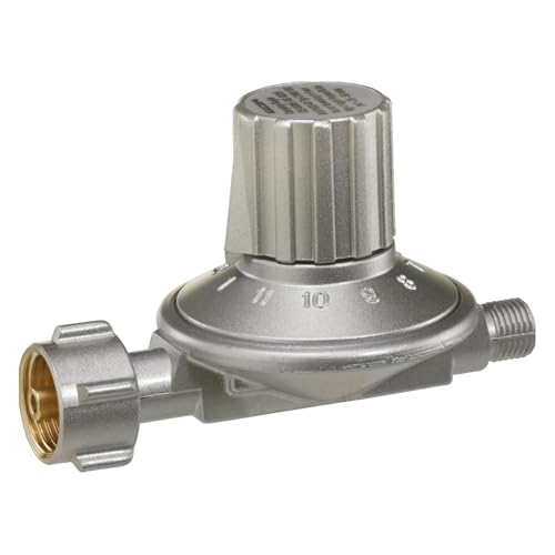 GOK Gasregler | 11 Stufen regelbar - 25-50 mbar | Zum Anschluss an Propan-Butan Gasflaschen GOK Gasregler | 11 Stufen regelbar - 25-50 mbar | Zum Anschluss an Propan-Butan Gasflaschen von GOK