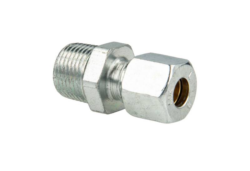 GOK Wasserrohr Schneidringverschraubung Typ GERK - Gerade Verschraubung, R 1/8 Zoll AG x Ø 6 mm Schneidring Messing von GOK