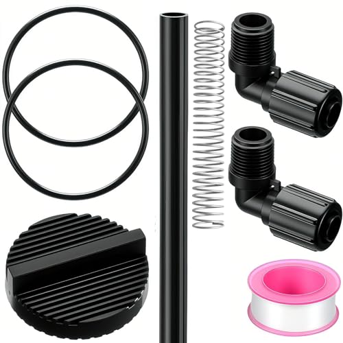 Pool-Chlorinator-Teile (einschließlich: 1,27 cm NPT 90-Grad-Rohranschluss, 5/8 Zoll OD 45,7 cm Schlauch, Rohrstütze, O-Ring und Sieb) kompatibel mit Auto Feeder/Chlorinator 320 und 322 von GOKAKIE