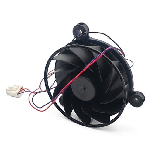 GOLACOD Kühlschrank-Kühlventilator-Motor, kompatibel mit Haier Kühlschrank, 3-Draht-Variabler Frequenz, Lüfter DC 12 V 0,26 A, ersetzt 12038GE-12M-YT von GOLACOD