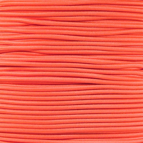 Golberg Gummiseil, 0,3 cm Durchmesser, elastisches Stretch-Seil für individuelle Bungee-Längen – (Neonorange, 15 m) von GOLBERG G