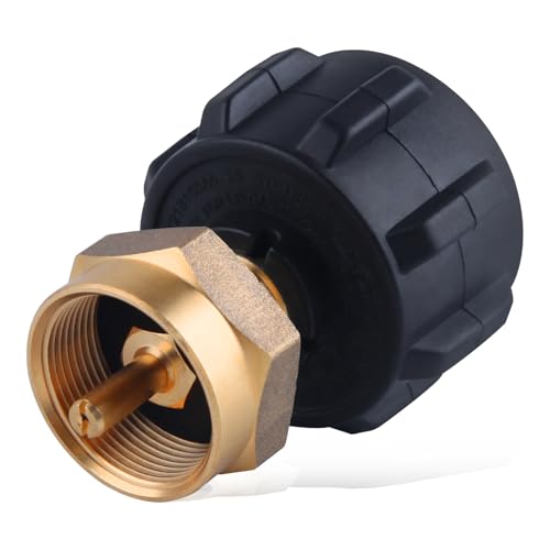 GOLD DEER Propangas-Nachfülladapter für 0,5 kg Tanks Propangasadapter füllen 0,5 kg ab 7,3 kg Gasflasche Tankkupplung Propangas-Tankadapter passend für QCC1 / Type1 Propangas-Tank und 0,5 kg Throwaway GOLD DEER Propangas-Nachfülladapter für 0,5 kg Tanks Propangasadapter füllen 0,5 kg ab 7,3 kg Gasflasche Tankkupplung Propangas-Tankadapter passend für QCC1 / Type1 Propangas-Tank und 0,5 kg Throwaway von GOLD DEER