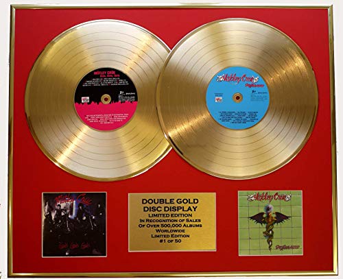 Motley Crue/Doppel-CD Gold Disc Display/LTD. Edition/COA/Girls Girls Girls & DR. Feelgood von GOLD RECORD