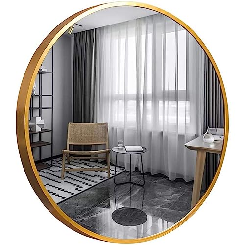 GOLD&CHROME UNIQUE DESIGN Dekorative Wandspiegel Rund ⌀40 cm Aluminiumrahmen - Spiegel Rund Gold mit Teflon beschichtet Spiegeloberfläche - Spiegel Wand Pulverbeschichteter Spiegelrahmen 0,9 cm GOLD&CHROME UNIQUE DESIGN Dekorative Wandspiegel Rund ⌀40 cm Aluminiumrahmen - Spiegel Rund Gold mit Teflon beschichtet Spiegeloberfläche - Spiegel Wand Pulverbeschichteter Spiegelrahmen 0,9 cm von GOLD&CHROME UNIQUE DESIGN