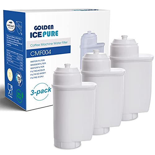 GOLDEN ICEPURE Kaffee Wasserfilter Kompatibel mit Siemens EQ Serie, EQ 6,TZ70003, TCZ7003, TCZ7033, Brita Intenza, Bosch 12008246, BCM8450UC 3 Pack von von GOLDEN ICEPURE