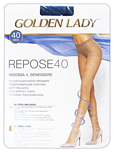 GOLDEN LADY Repose Set 10 GOLDEN LADY Repose Strumpfhose 40 DEN Melon Größe IV 36g von Golden Lady