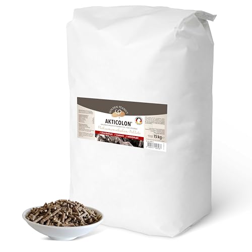 GOLDEN PEANUT Akticolon Flohsamen Pellets 15 kg, Flohsamenschalen pelletiert, Ergänzungsfutter für Pferde & Ponys - Das Original GOLDEN PEANUT Akticolon Flohsamen Pellets 15 kg, Flohsamenschalen pelletiert, Ergänzungsfutter für Pferde & Ponys - Das Original von GOLDEN PEANUT