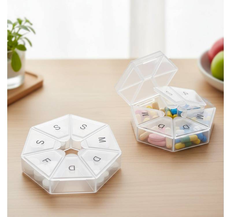 GOLDEN Pillendose GOLDEN Tablettenbox für 7 Tage, je 1 Fächer pro Tag, Farbe:Blau GOLDEN Pillendose GOLDEN Tablettenbox für 7 Tage, je 1 Fächer pro Tag, Farbe:Blau von GOLDEN