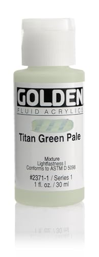 Golden Fluid Acrylic, 1 ounce bottle, Titan Green Pale (2371-1) von GOLDEN