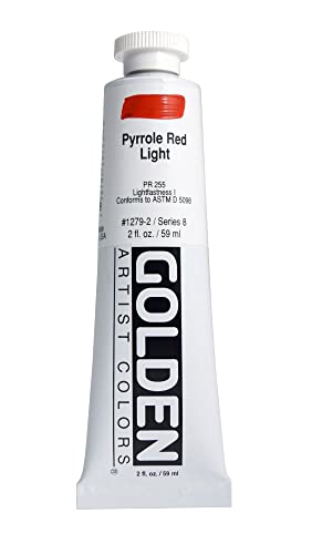 Golden HEAVY BODY Acrylfarben, 60 ml, 1279 Pyrrolrot hell von GOLDEN