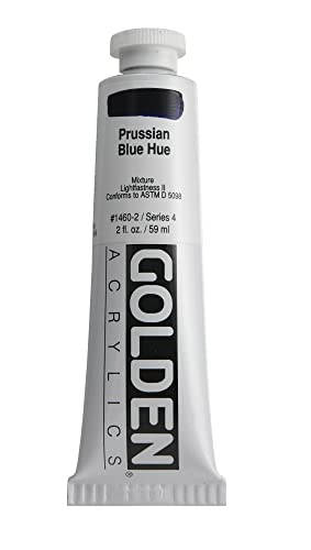 Golden HEAVY BODY Acrylfarben, 60 ml, 1460 Preußischblau Hue von GOLDEN