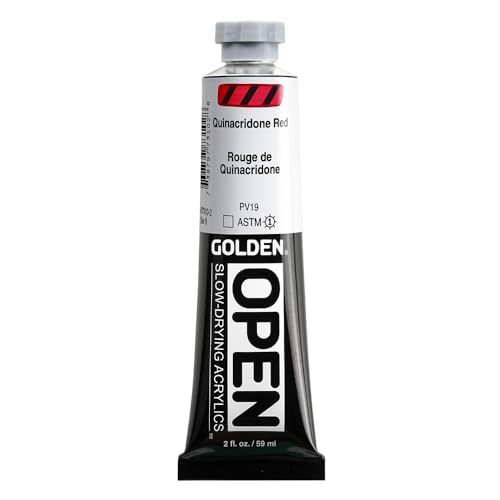 Golden OPEN Acrylfarben, 60 ml, 7310 Quinacridone Red von GOLDEN