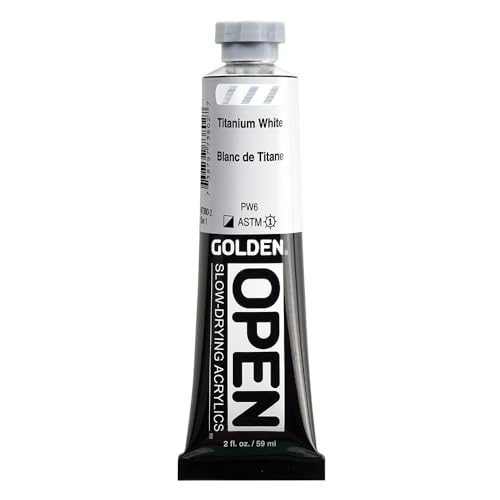 Golden OPEN Acrylfarben, 60 ml, 7380 Titanium White von Golden Artist Colors