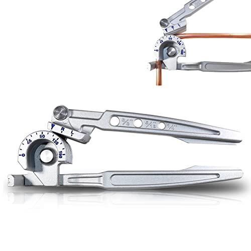GOLDMAN SERVICE - Manueller 3-in-1-Rohrbieger, 180 Grad, für Hohlrohre aus Kupfer, Aluminium und Messing, Größen 1/4 Zoll, 5/16 Zoll und 3/8 Zoll von GOLDMAN SERVICE