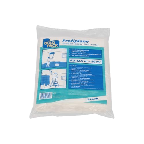Abdeckplane Profiplane HDPE, 4x12,5 m, transparent von GOLDPACK