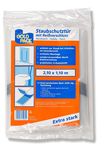GOLDPACK 06009 Staubschutztür mit Reißverschluss, transparent GOLDPACK 06009 Staubschutztür mit Reißverschluss, transparent von GOLDPACK