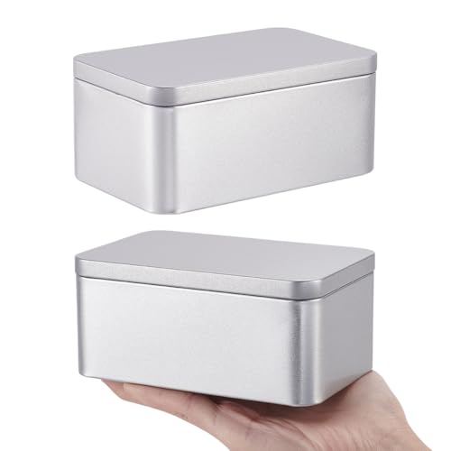 GOMAKERER 1 Stück Eisenbox mit Deckel, 12.7x7.6x5.8cm Metalldosen Tragbare Minibox Aufbewahrungsbox Metall-Keks-Aufbewahrungsbox Kleine Geschenkdosen für Verschenken Süßigkeiten, Platin Farbe GOMAKERER 1 Stück Eisenbox mit Deckel, 12.7x7.6x5.8cm Metalldosen Tragbare Minibox Aufbewahrungsbox Metall-Keks-Aufbewahrungsbox Kleine Geschenkdosen für Verschenken Süßigkeiten, Platin Farbe von GOMAKERER