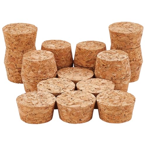 GOMAKERER 20 Stück Korkstopfen Für Flaschen, 3.3-3.9x2cm Konische Korken Ersatzkorken Getränkeverschlüsse Weinflaschenkorken Deckel Für Die Weinherstellung Craft Beer Bottle GOMAKERER 20 Stück Korkstopfen Für Flaschen, 3.3-3.9x2cm Konische Korken Ersatzkorken Getränkeverschlüsse Weinflaschenkorken Deckel Für Die Weinherstellung Craft Beer Bottle von GOMAKERER