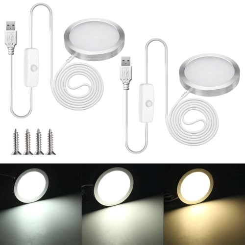 2 Stück 3D Drucker LED Lampen Kit, 3D Drucker Zubehör für Bambu lab A1/A1mini/P1S/P1P/X1C 3 Farbtemperatur Baoblaze LED-Kreativbeleuchtungs-Kits DIY LED-Lampe Kits von GOMETY