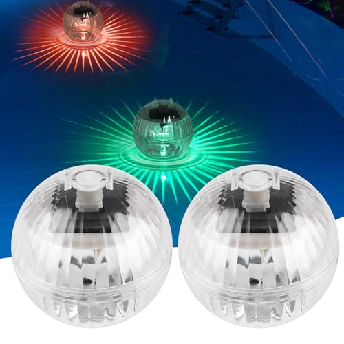 2 Stück Solar Schwimmende Pool Beleuchtung, Pool Zubehör Teichbeleuchtung, Solar Schwimmendes Licht, RGB Multi Mehrfarbige Unterwasser Licht, LED Poolbeleuchtung für Schwimmbädern 2 Stück Solar Schwimmende Pool Beleuchtung, Pool Zubehör Teichbeleuchtung, Solar Schwimmendes Licht, RGB Multi Mehrfarbige Unterwasser Licht, LED Poolbeleuchtung für Schwimmbädern von GOMETY