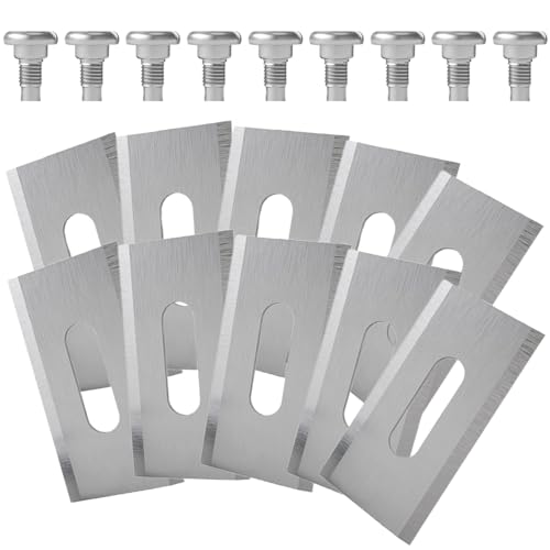 30 Stück Ersatzklingen für Roboter-Rasenmäher, Ersatzklingen Für Roboter-RasenmäHer mit 30 Stück Schrauben, Universelle Rasenroboter Messer Messerset, Ersatzklingen, Mähroboter Messer(Silber) von GOMETY