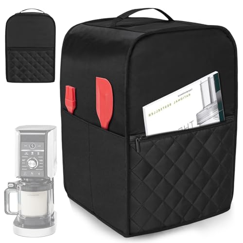 Eismaschine Abdeckung für Ninja Creami Deluxe NC501EU NC301EU NC299EU, Staubschutz Schutzhülle Wasserdichte Kappen, Ice Cream Maker Staubschutzhülle Eismaschine Zubehör 43 x 28 x 27,5 cm Eismaschine Abdeckung für Ninja Creami Deluxe NC501EU NC301EU NC299EU, Staubschutz Schutzhülle Wasserdichte Kappen, Ice Cream Maker Staubschutzhülle Eismaschine Zubehör 43 x 28 x 27,5 cm von GOMETY