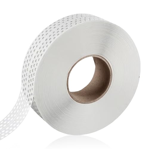 Fugenband Selbstklebend, 40mx5cm Nahtabdeckband, Kantenschutz Eckschiene für Trockenbau, Gipskarton, Dichtungsband, Fugenband Selbstklebend zum Verbinden von GK-Platten, Trockenbau Kantenschutz von GOMETY