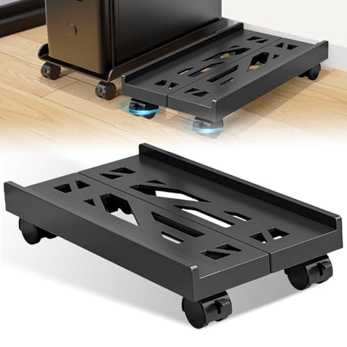 GOMETY Mobile PC Ständer CPU Ständer, Einstellbarer Breite Desktop Computer Tower Ständer CPU Computer Halterung unter Schreibtisch Universal Mobil PC Ständer mit 4 Lenkrollen, Rollen Feststellbar GOMETY Mobile PC Ständer CPU Ständer, Einstellbarer Breite Desktop Computer Tower Ständer CPU Computer Halterung unter Schreibtisch Universal Mobil PC Ständer mit 4 Lenkrollen, Rollen Feststellbar von GOMETY