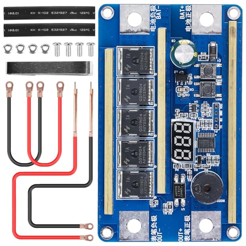 Mini Akku Punktschweißgerät, Tragbares Punktschweißgerät DIY Full Set Intelligente Digitalanzeige Akku-Punktschweißgerät DIY Punktschweißgerät zum Schweißen von Nickelblech von GOMETY
