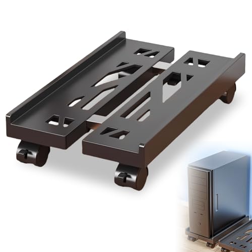 PC Ständer, Mobile PC Ständer, Einstellbarer Breite Desktop Computer Tower Ständer CPU Computer Halterung unter Schreibtisch Universal Mobil PC Ständer mit 4 Rollen Lenkrollen CPU-Wagen PC Ständer, Mobile PC Ständer, Einstellbarer Breite Desktop Computer Tower Ständer CPU Computer Halterung unter Schreibtisch Universal Mobil PC Ständer mit 4 Rollen Lenkrollen CPU-Wagen von GOMETY