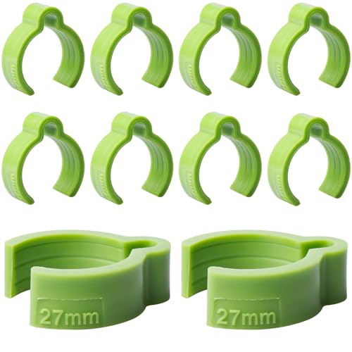 GOMETY SF27 Kabelclips: 20 Stück Staubsauger Zubehör Für Staubsauger-Schläuche, Sichere Kabelbefestigung, Für Zuhause Und Büro (Grün) von GOMETY