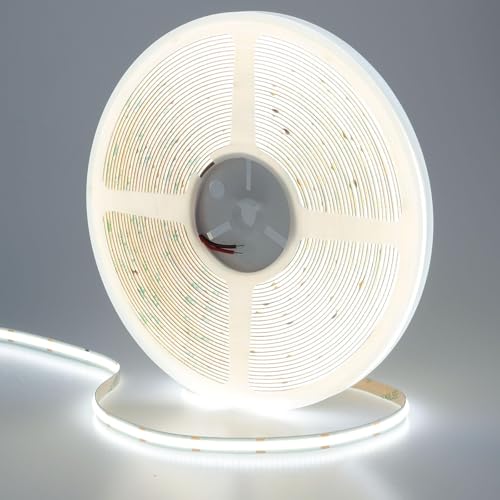 GOMING 24V 15M COB LED Strip Kaltes Weiß 6000K LED Streifen 384LED/M LED Band Selbstklebend CRI 93+ Hohe Helligkeit 11000lm Nicht Wasserdicht IP20 Lichtband für Heim Deko(Netzteil nicht Enthalten) GOMING 24V 15M COB LED Strip Kaltes Weiß 6000K LED Streifen 384LED/M LED Band Selbstklebend CRI 93+ Hohe Helligkeit 11000lm Nicht Wasserdicht IP20 Lichtband für Heim Deko(Netzteil nicht Enthalten) von GOMING