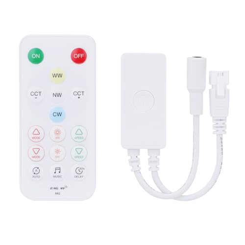 GOMING DC 5V-24V SP647E SPI CCT LED-Controller Unterstützt Mobile APP und 2.4G Fernbedienungen Geeignet für SPI CCT WS2811 IC LED-Streifen von GOMING