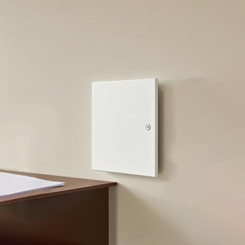 Aluminium-Sicherheits-Zugangslukenabdeckung, Quadratische Zugangstür, Wandloch-Abdeckplatte mit Schloss, Zugangsplatte für Wand- und Deckenelektrik und Sanitär Aluminium-Sicherheits-Zugangslukenabdeckung, Quadratische Zugangstür, Wandloch-Abdeckplatte mit Schloss, Zugangsplatte für Wand- und Deckenelektrik und Sanitär von GONCBKVN