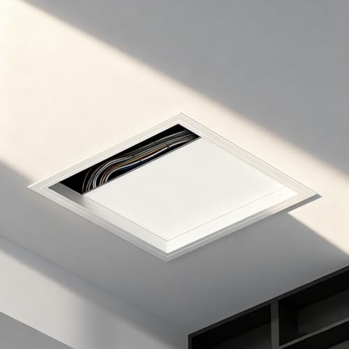 Quadratische Zugangsklappe für Trockenbauwände, Deckenzugangstür, Sicherheitszugangsklappe aus Aluminium, dekorative Abdeckplatte, Abnehmbare Klappe für Deckenelektrik und Sanitärinstallation Quadratische Zugangsklappe für Trockenbauwände, Deckenzugangstür, Sicherheitszugangsklappe aus Aluminium, dekorative Abdeckplatte, Abnehmbare Klappe für Deckenelektrik und Sanitärinstallation von GONCBKVN