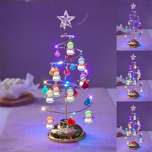 GOOBRRL Personalisierter Schneemann-Weihnachtsbaum Metall 10cm*27cm*1cm Familie Kristallbaum Geburtstag Weihnachtsdekoration Geschenke, Stil 8 GOOBRRL Personalisierter Schneemann-Weihnachtsbaum Metall 10cm*27cm*1cm Familie Kristallbaum Geburtstag Weihnachtsdekoration Geschenke, Stil 8 von GOOBRRL