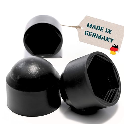 Yourkon - Sechskant Abdeckkappe, M6 Schlüsselweite 10mm, 100 Stück, Schwarz, Schutzkappe für Schrauben UV-beständig, wetterfest, umweltfreundlich Yourkon - Sechskant Abdeckkappe, M6 Schlüsselweite 10mm, 100 Stück, Schwarz, Schutzkappe für Schrauben UV-beständig, wetterfest, umweltfreundlich von GOOD YOURKON STUFF