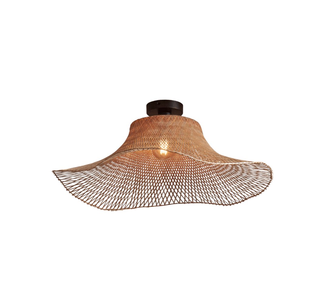 GOOD&MOJO Deckenleuchten Deckenlampe Ibiza wellig L Natur von GOOD&MOJO