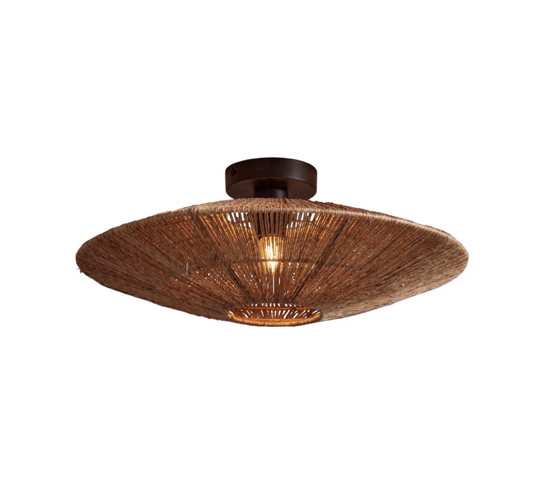 GOOD&MOJO Deckenleuchten Deckenlampe Iguazu L Scheibe Natur von GOOD&MOJO