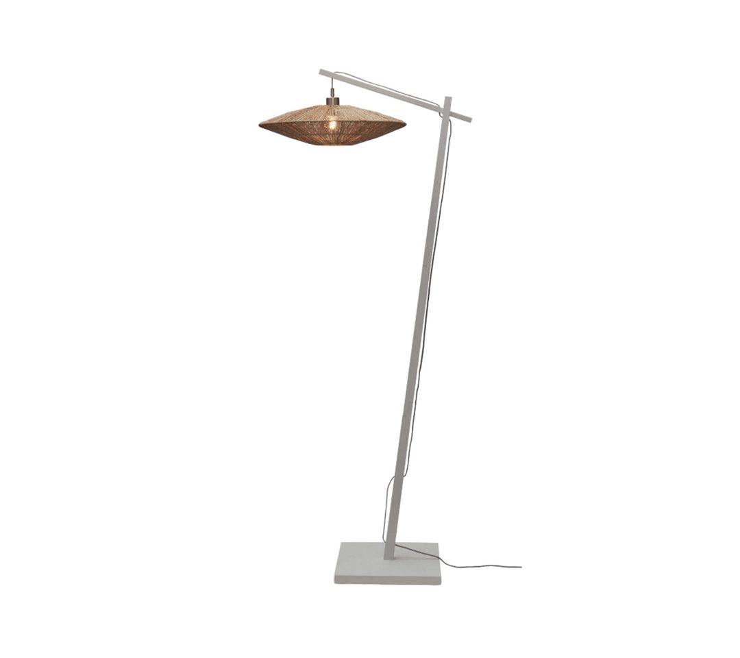 GOOD&MOJO Stehlampe Stehlampe Iguazu L 55x14 Weiß/Natur GOOD&MOJO Stehlampe Stehlampe Iguazu L 55x14 Weiß/Natur von GOOD&MOJO