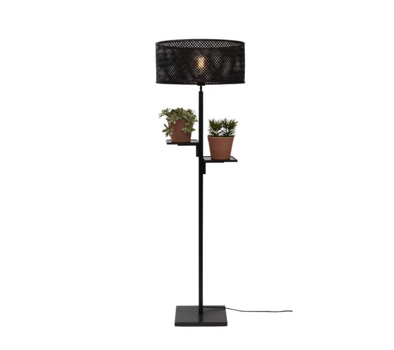 GOOD&MOJO Stehlampe Stehlampe Java Regal 50x22 Schwarz von GOOD&MOJO