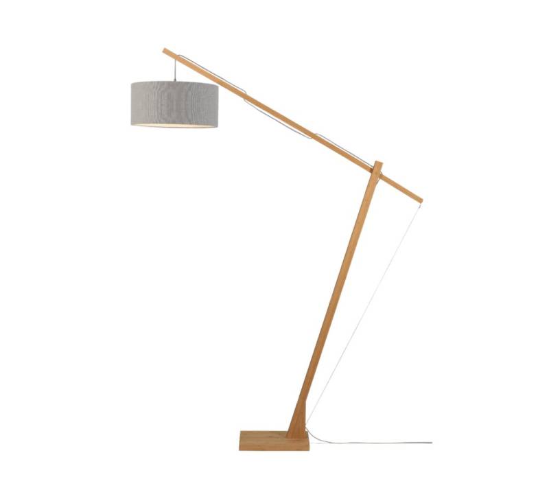GOOD&MOJO Stehlampe Stehlampe Montblanc Bambus 47x23 Hellgrau von GOOD&MOJO