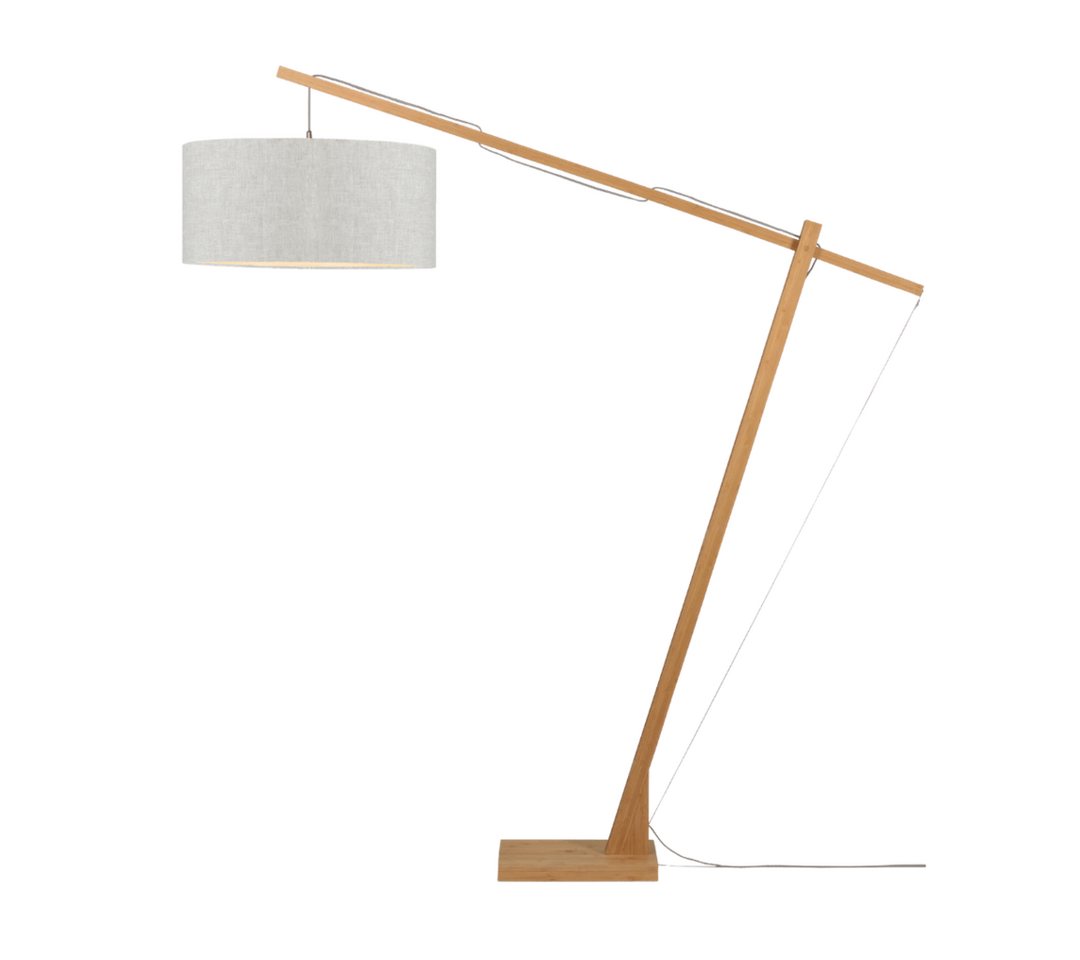 GOOD&MOJO Stehlampe Stehlampe Montblanc Bambus 60x30 Leichte Leinen GOOD&MOJO Stehlampe Stehlampe Montblanc Bambus 60x30 Leichte Leinen von GOOD&MOJO