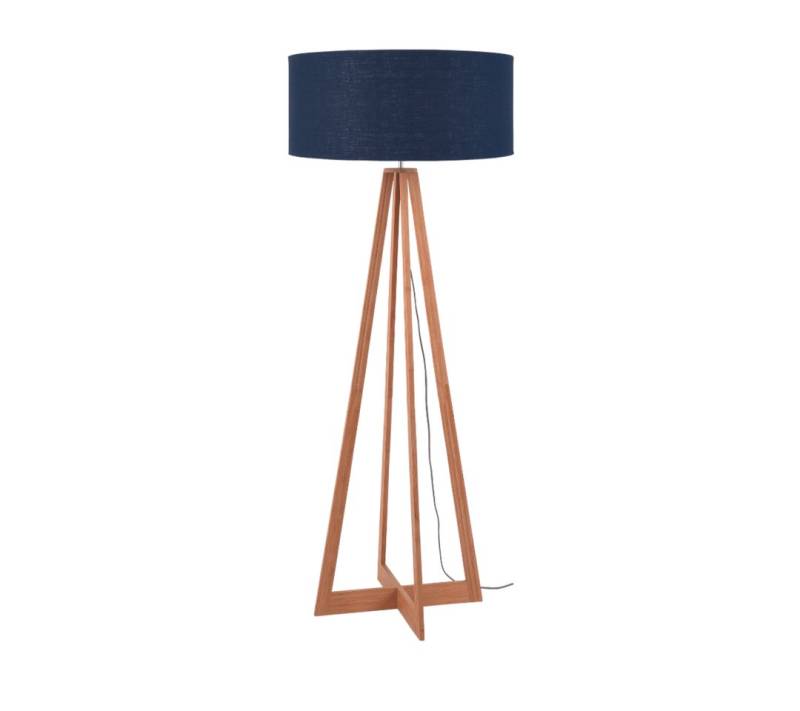 GOOD&MOJO Stehlampe Stehleuchte Bambus Everest Blau von GOOD&MOJO