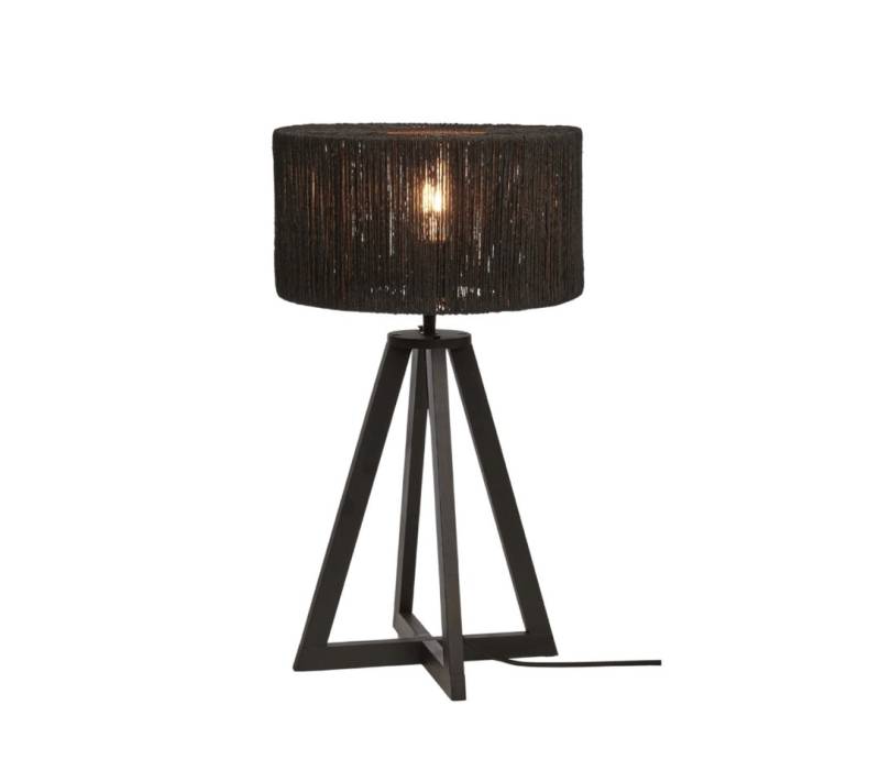 GOOD&MOJO Tischleuchte Tischlampe Iguazu 4-Fuß 30x16 Schwarz von GOOD&MOJO