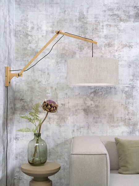 GOOD&MOJO Wandlampe Andes L Naturel von GOOD&MOJO